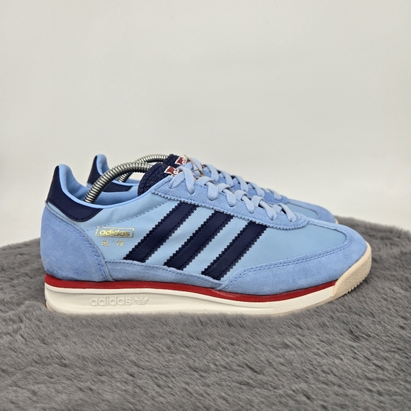 New adidas SL 72 RS 'Light Blue Better Scarlet' Men's Shoes Size 8.5 - Picture 3 of 8